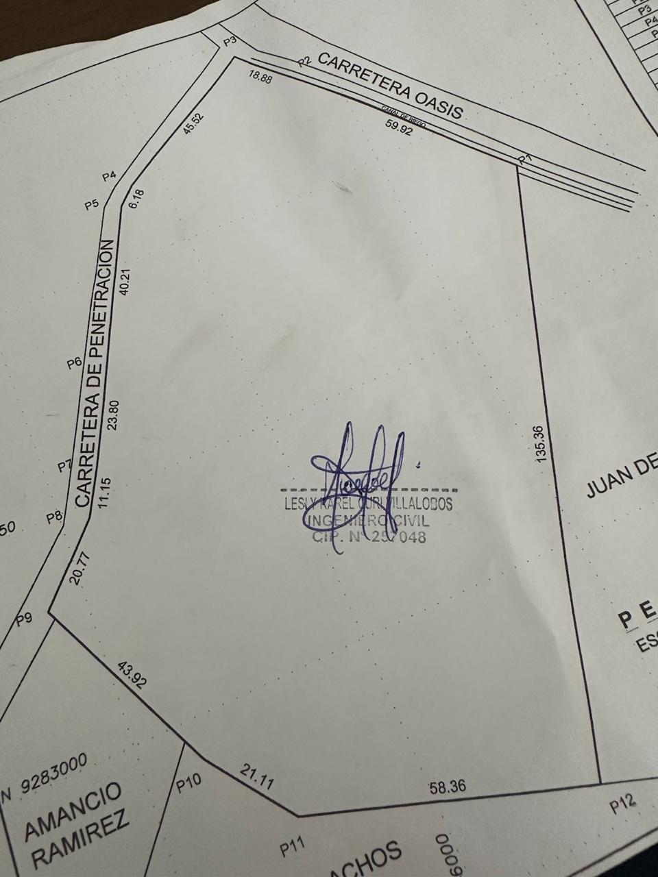 Se venden 3 hectáreas a solo 5 minutos de la Universidad César Vallejo